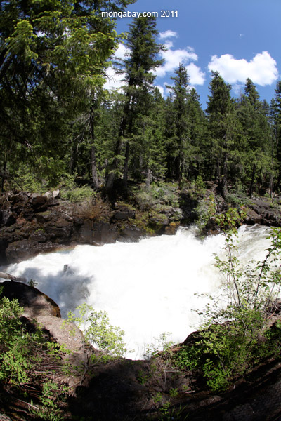 Waterfall before the Rouge Gorge Chasm