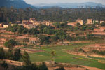 Village and rice fields in Madagascar's Central Plateau [madagascar_4801]