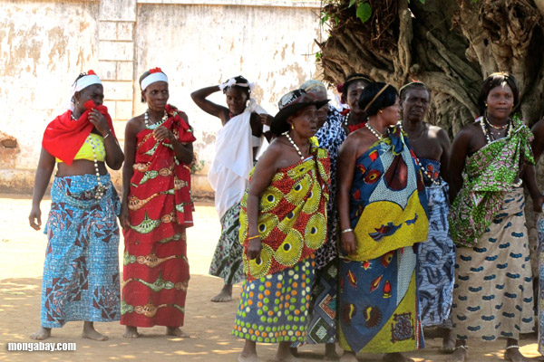 Group of women in Badougbe Village